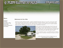 Tablet Screenshot of flintcanyonrvpark.com